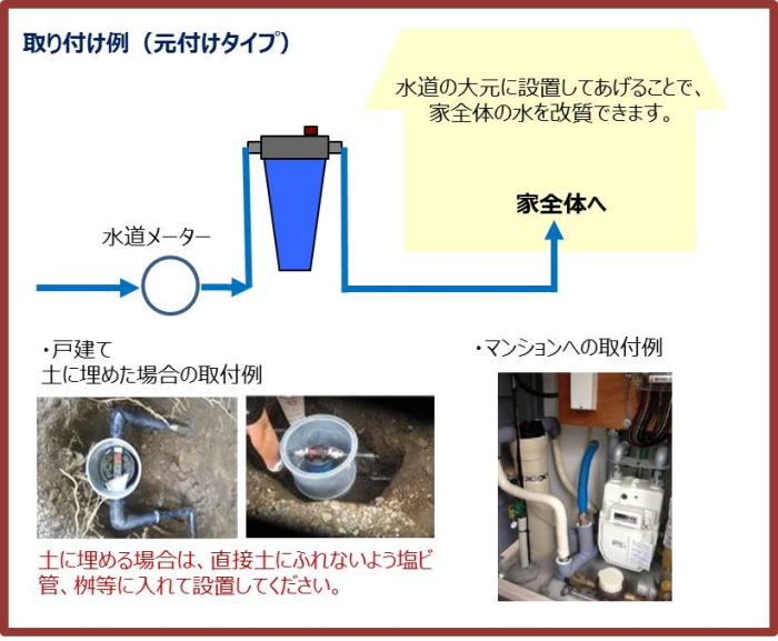 マナウォーター活水器ステンレス製」（テネモス商品）の信州健康倶楽部